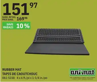 BMR Rubber mat offer