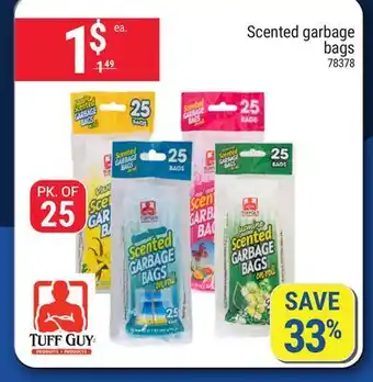 Rossy Tuff guy scented garbage bags offer