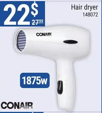 Rossy Conair hair dryer offer