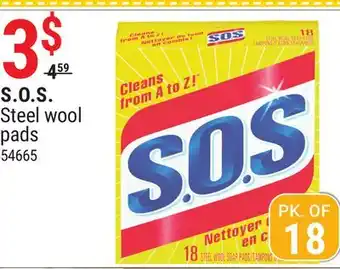 Rossy S.o.s. steel wool pads offer