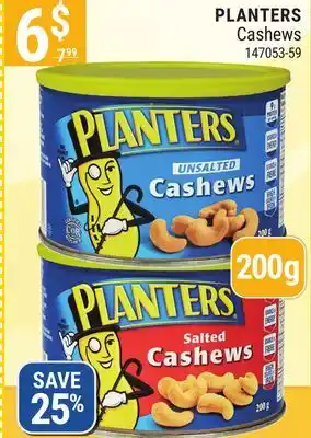 Rossy Planters cashews offer