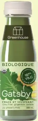 Avril Greenhouse jus bio offer