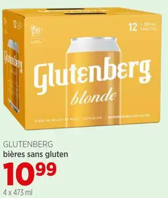 Avril Bières sans gluten offer