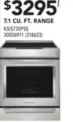 RONA Kitchenaid 7.1 cu. ft. range offer