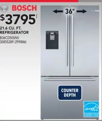 RONA Bosch 21.6 cu. ft. refrigerator offer