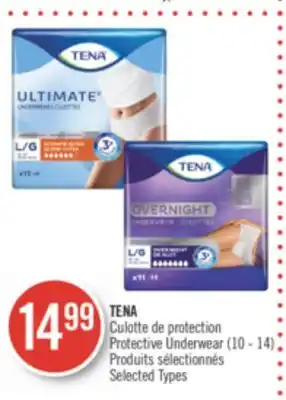 Pharmaprix Tena protective underwear offer