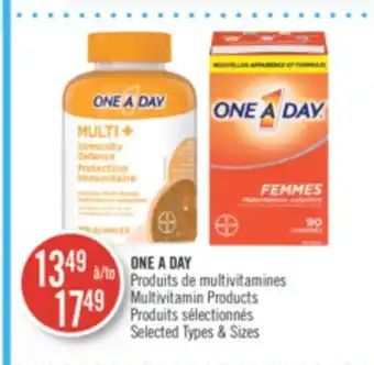 Pharmaprix One a day multivitamin products offer