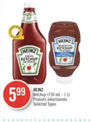 Pharmaprix Heinz ketchup offer