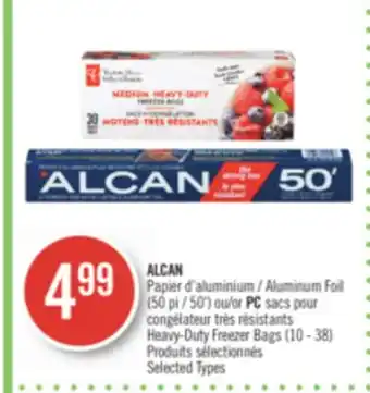 Pharmaprix Alcan aluminum foil ( 50') or pc heavy-duty freezer bags (10 - 38) offer