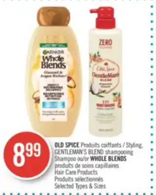 Pharmaprix Old spice styling, gentleman's blend shampoo or whole blends hair care products offer