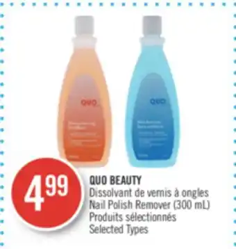 Pharmaprix Quo beauty nail polish remover offer