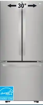 Réno Dépôt Lg 22 cu. ft. refrigerator, 30 offer