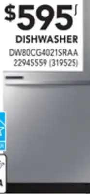 Réno Dépôt Samsung dishwasher offer