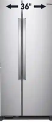 Réno Dépôt 21.7 cu. ft. refrigerator, 36 whirlpool offer