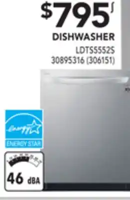 Réno Dépôt Lg dishwasher offer