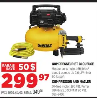 BMR Compresseur et cloueuse offer