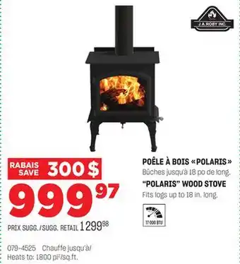 BMR Poêle à bois polaris offer