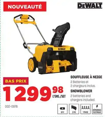 BMR Souffleuse à neige offer