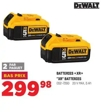 BMR Batteries xr offer