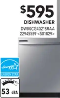 RONA Dishwasher offer