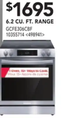 RONA Frigidaire 6.2 cu. ft. range offer