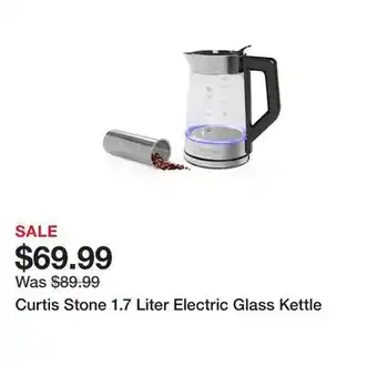 TSC Stores Curtis stone 1.7 liter electric glass kettle offer