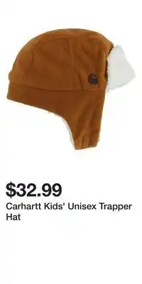 Mark's Carhartt kids' unisex trapper hat offer