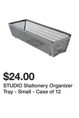 Dollarama Studio stationery organizer tray - small - case of 12 offer