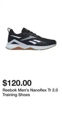 Sport Chek Reebok men's nanoflex tr 2.0 training shoes offer
