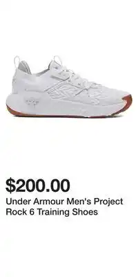 Sport Chek Under armour men's project rock 6 training shoes offer