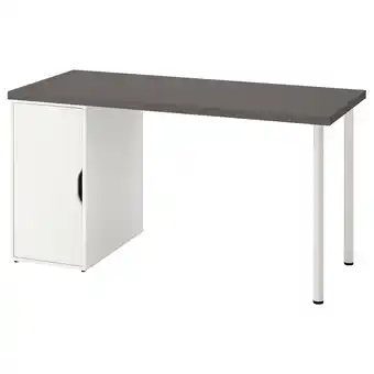 IKEA Lagkapten / alex desk, dark gray/white, 55 1/8x23 5/8 offer
