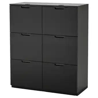 IKEA Galant storage combination with filing, black stained ash veneer, 40 1/8x47 1/4 offer
