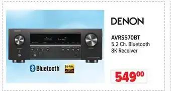 2001 Audio Video Denon 5.2 ch. bluetooth 8k receiver offer