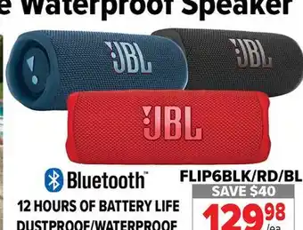 2001 Audio Video Jbl flip 6 portable waterproof speaker offer