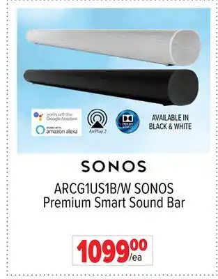 2001 Audio Video Sonos premium smart sound bar offer