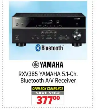 2001 Audio Video Yamaha 5.1-ch. bluetooth a/v receiver offer