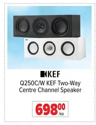2001 Audio Video Kef two-way centre channel speaker offer