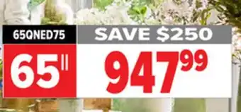 2001 Audio Video Lg 65 4k qned w/thinq ai tv offer