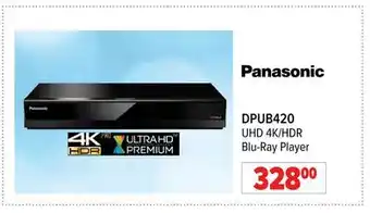 2001 Audio Video Panasonic uhd 4k/hdr blu-ray player offer