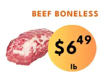 Food World Supermarket Beef boneless offer