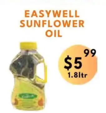 Food World Supermarket Easy well sunflower oil offer