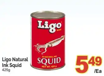 T&T Supermarket Ligo natural ink squid, 425g offer