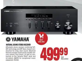 Centre Hi-Fi Yamaha natural sound stereo receiver offer