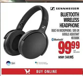 Centre Hi-Fi Sennheiser bluetooth wireless headphone offer