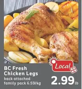 IGA BC Fresh Chicken Legs offer