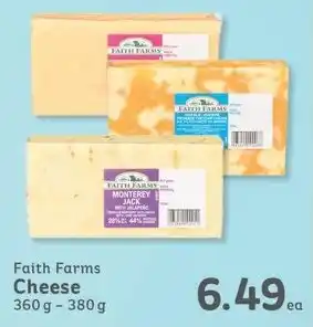 IGA Faith Farms Cheese 360g - 380g offer
