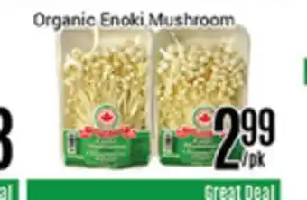 Nations Fresh Foods Organic enoki mushroom offer