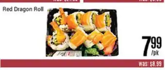 Nations Fresh Foods Red dragon roll offer