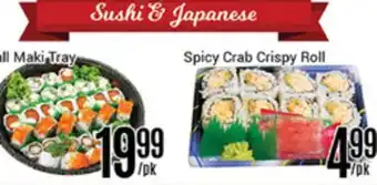 Nations Fresh Foods Spicy crab crispy roll offer