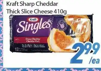 Bestco Food Mart Kraft sharp cheddar thick slice cheese offer